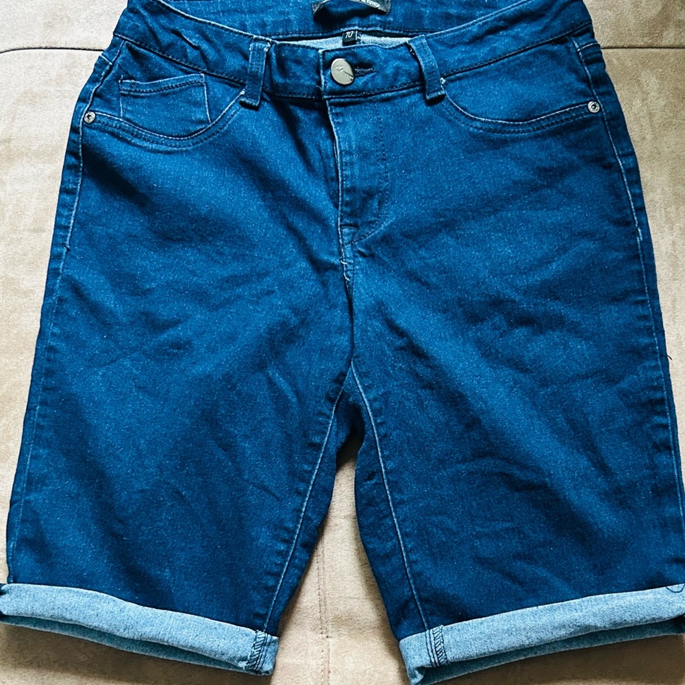 Casual Blue Denim Shorts